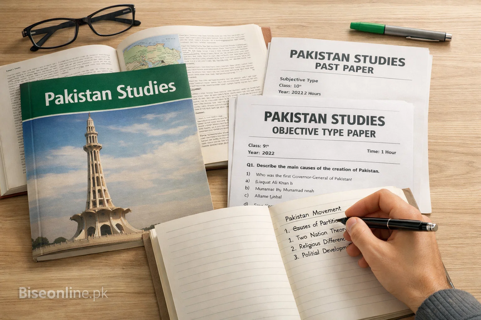 AIOU Matric Pakistan Studies past papers