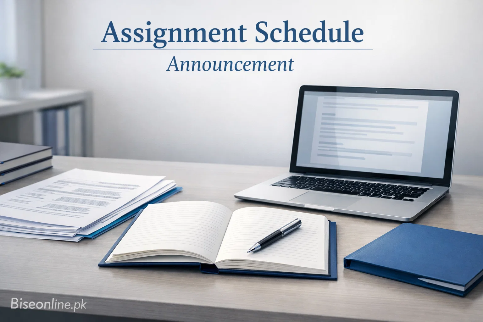 Student checking AIOU assignment marks online